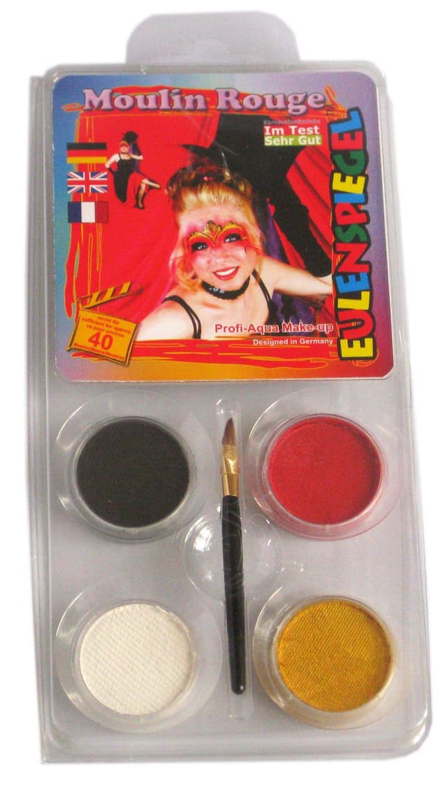 Detalle 2 de EULENSPIEGEL Profi Aqua Makeup Waldfee 6-teiliges Set