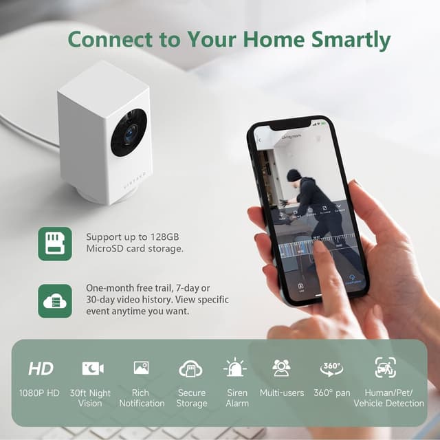 Thumbnail 5 de virtavo Z1 360° indoor security camera