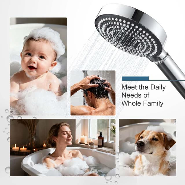 Thumbnail 6 de OFFO Hard Water Filter Shower Head 20-stage