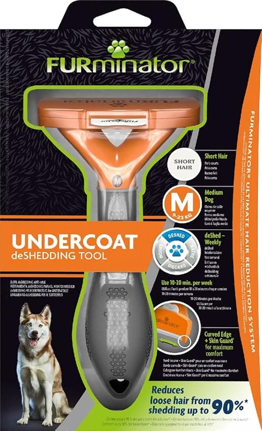 Thumbnail 1 de FURminator deShedding M para perros medianos, cepillo