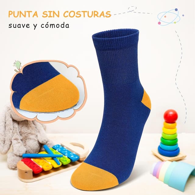 Thumbnail 4 de PUTUO Calcetines infantiles 5 pares