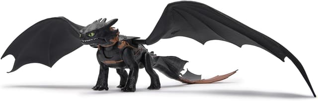 Detalle 2 de Dreamworks Dragons Desdentao alas 63 cm, luces y sonidos
