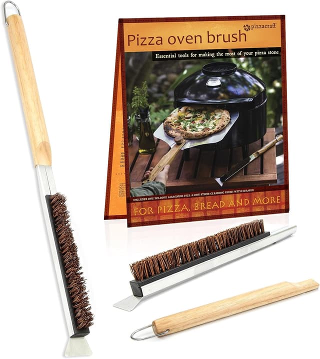 Thumbnail 1 de Pizza Oven Brush 26in Pizza Stone Cleaner