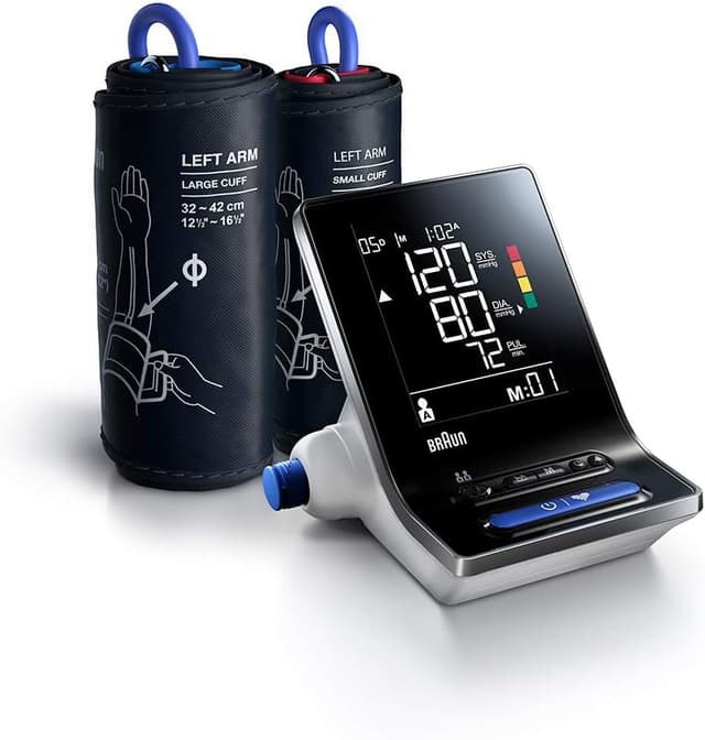 Detalle de Braun ExactFit 3 tensiomètre de bras BUA6150 – indicateur à code couleur et 2 tailles de brassard