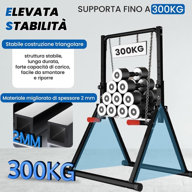 Thumbnail 3 de DOBESTS Power Tower Dip Station stazione multifunzione per trazioni e dip 🏋