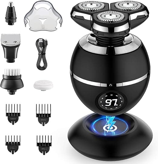 Detalle de ETENTOUS Afeitadora 3D Hombre, Multiusos Impermeable 🌊
