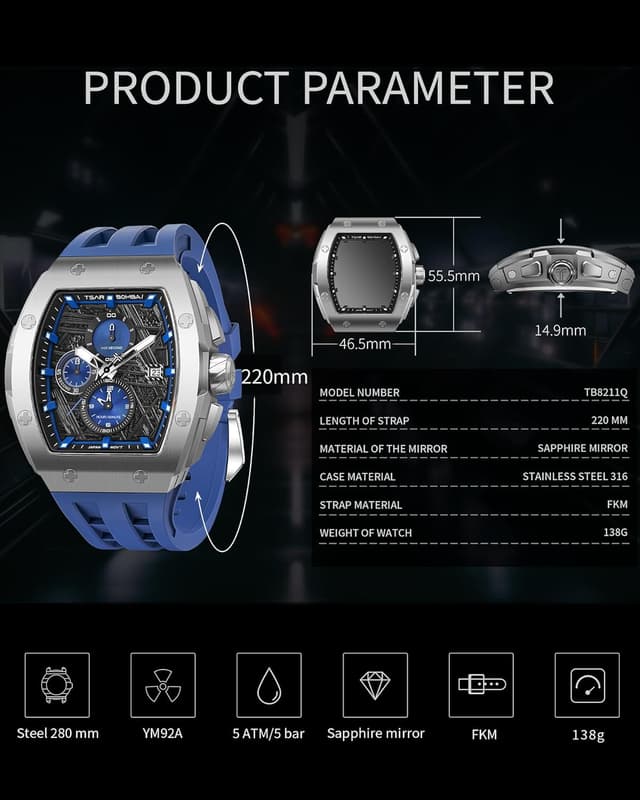 Thumbnail 4 de TSAR BOMBA Reloj Hombre 50M