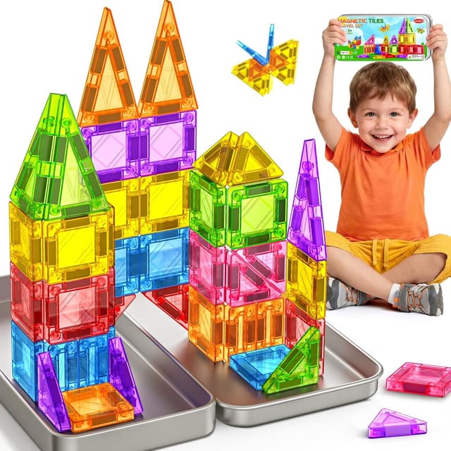 Detalle de Mini Magnetic Tiles 42PCS travel set