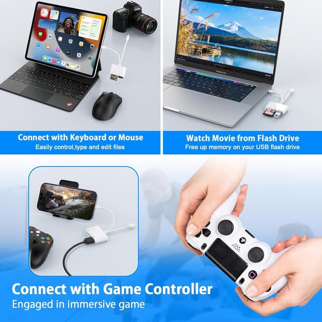 Thumbnail 5 de Dual Connectors SD Card Reader 5-in-1