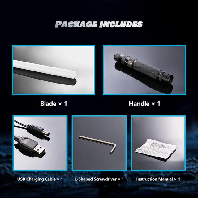 Thumbnail 6 de Lightsaber Toys Rechargeable RGB 16-colour Saber 🪄