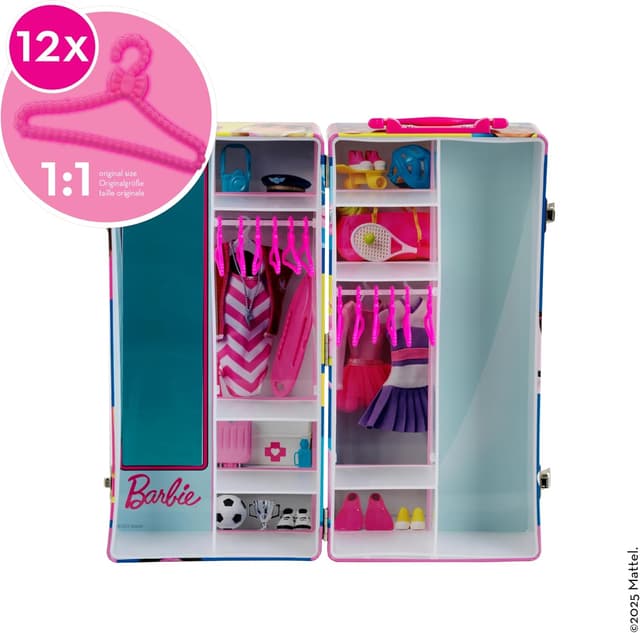Thumbnail 2 de Theo Klein 5801 Barbie Mallette Armoire