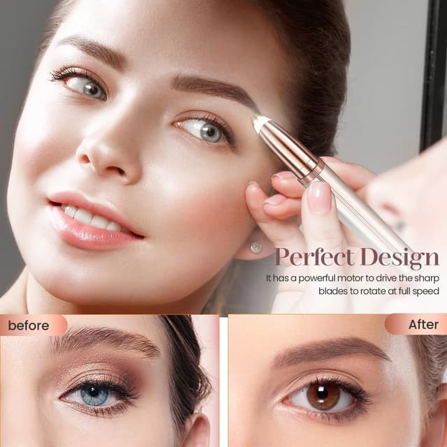 Detalle 2 de Rechargeable Eyebrow Trimmer for Women Pain‑Free 💄