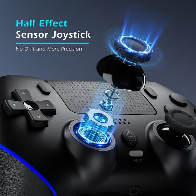 Detalle 1 de CHEREEKI PS4 Controller Hall Joystick
