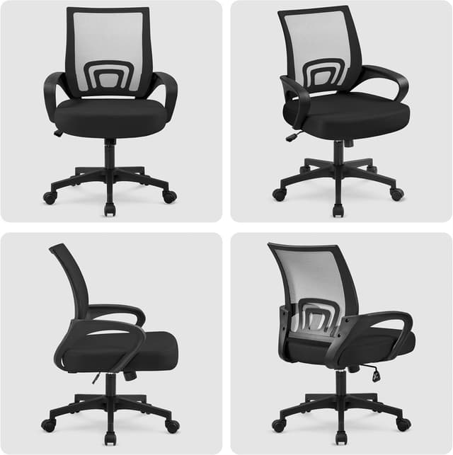 Detalle 2 de Yaheetech Silla Escritorio Malla Ergonomica 136 kg