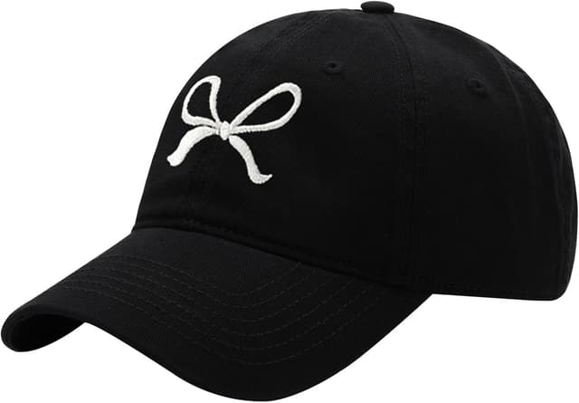 Thumbnail 6 de ANYZSCO Adjustable Y2K Trucker Baseball Cap with Wide Brim Bow (Unisex)