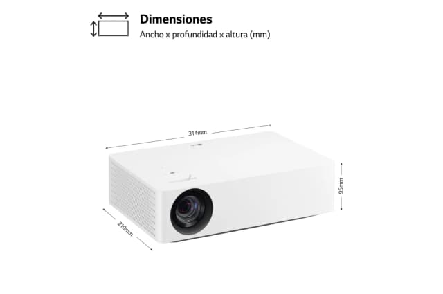 Detalle 2 de LG HU70LS Proyector 4K 1.500 lúmenes, 140"