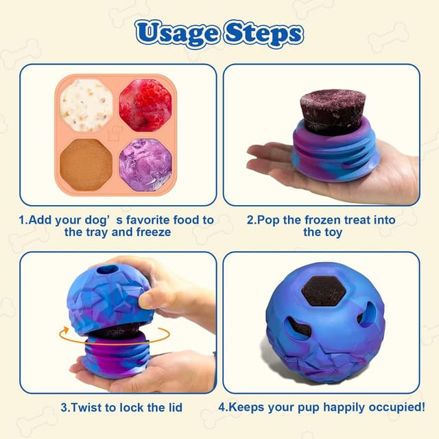 Detalle 2 de Freezeball Large interactive dog toy