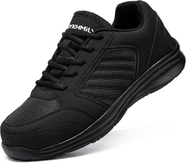 Detalle de DYKHMILY Chaussures de sécurité homme légères, embout acier et semelle résistante à la perforation
