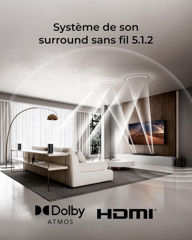 Detalle 2 de ULTIMEA Skywave X40 barre de son 5.1.2