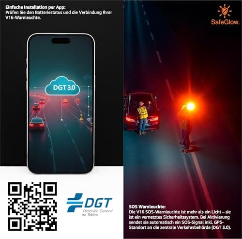 Thumbnail 5 de Safeglow V16 DGT lumière d'avertissement obligatoire 2026 🚨
