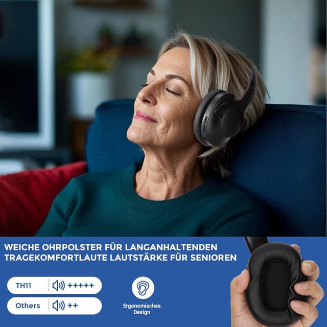 Detalle de LETSACTIV Kabellose Kopfhörer 40 Stunden