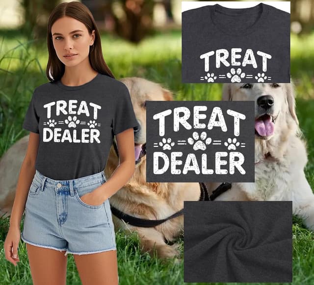 Detalle 2 de Qskall Treat Dealer T Shirt for Mums