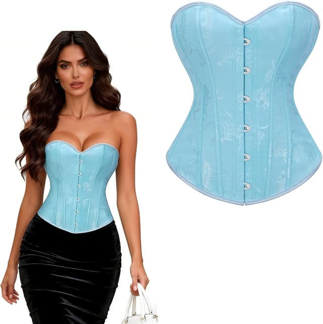 Thumbnail 6 de LEACOOLKEY Korsett-Top für Damen mit 12 Stäben