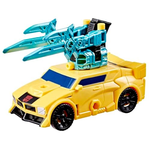 Detalle 2 de Hasbro Transformers Cyberworld Bumblebee, figura 2 en 1