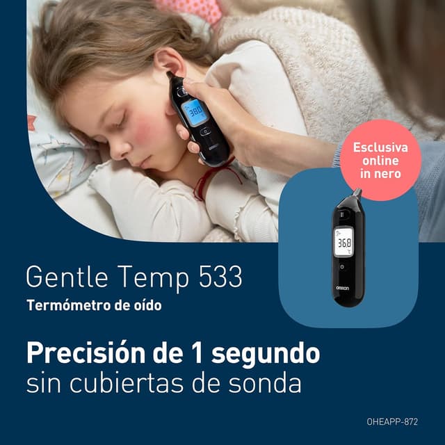 Thumbnail 1 de OMRON Gentle Temp 533 termómetro oído 1 segundo