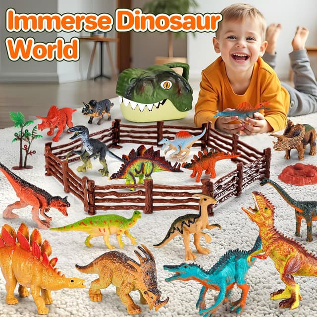 Thumbnail 2 de HahaGift Dinosaur Toys 45pcs playset