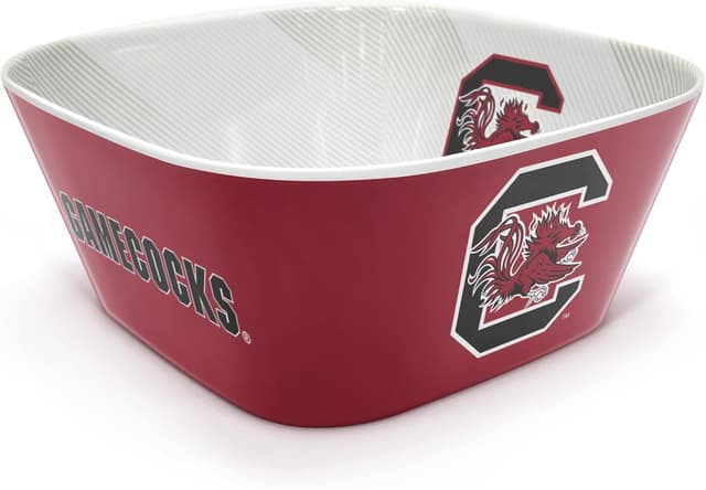 Detalle de YouTheFan NCAA Officially-Licensed Large Party Bowl (100% Melamine, BPA-Free) for Game Day Snacks