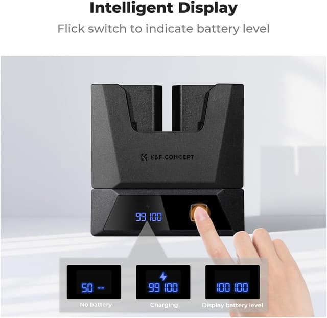 Thumbnail 1 de K&F CONCEPT NP-FZ100 chargeur 18W USB-C