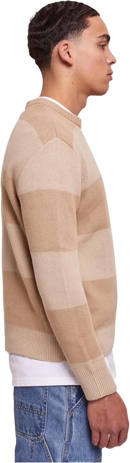 Thumbnail 6 de Urban Classics Herren Oversized Striped Sweatshirt