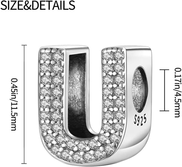 Thumbnail 5 de TINSLO 925 Sterling Silver Initial Z charm