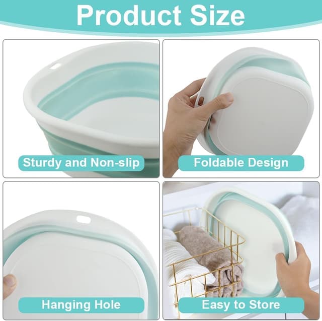 Thumbnail 2 de flintronic Barreño Plegable 3,5 L lavabo portátil