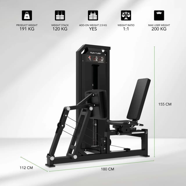 Detalle 2 de Tunturi Multiestación Platinum Seated Leg Press V-series 💪