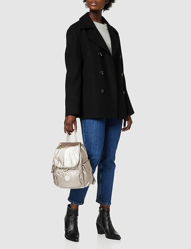 Detalle 2 de Kipling City Pack Mini Metallic Glow mochila pequeña