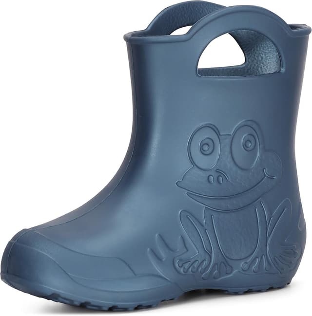 Detalle de Ladeheid EVA Kinder-Gummistiefel LA-CA-01 – federleichte, wasserdichte Regenstiefel für Jungen & Mädchen
