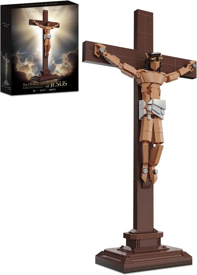 Detalle de Jesus Crucifixion Building Blocks Set