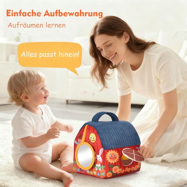 Detalle 2 de Loyzico Baby Bauernhof Spielzeug Set ab 6 Monate