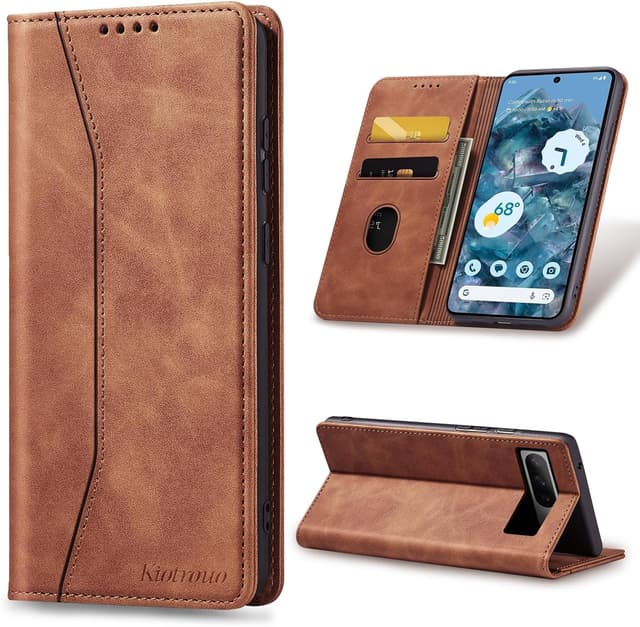 Imagen de KIOTROUO Leather Wallet Case for Pixel 8 Pro en OfertitasTOP