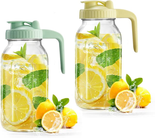 Thumbnail 6 de 32oz Glass Pitcher 1 Quart Breastmilk Storage Container 🥛