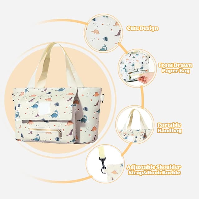 Detalle 2 de Noaya Baby Changing Bag with 33 cm