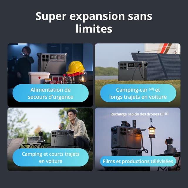 Thumbnail 4 de DJI Power 2000 station électrique 3000W