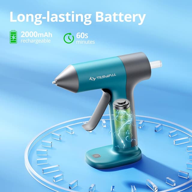 Detalle 2 de Tilswall 4V Cordless Glue Gun 2000mAh