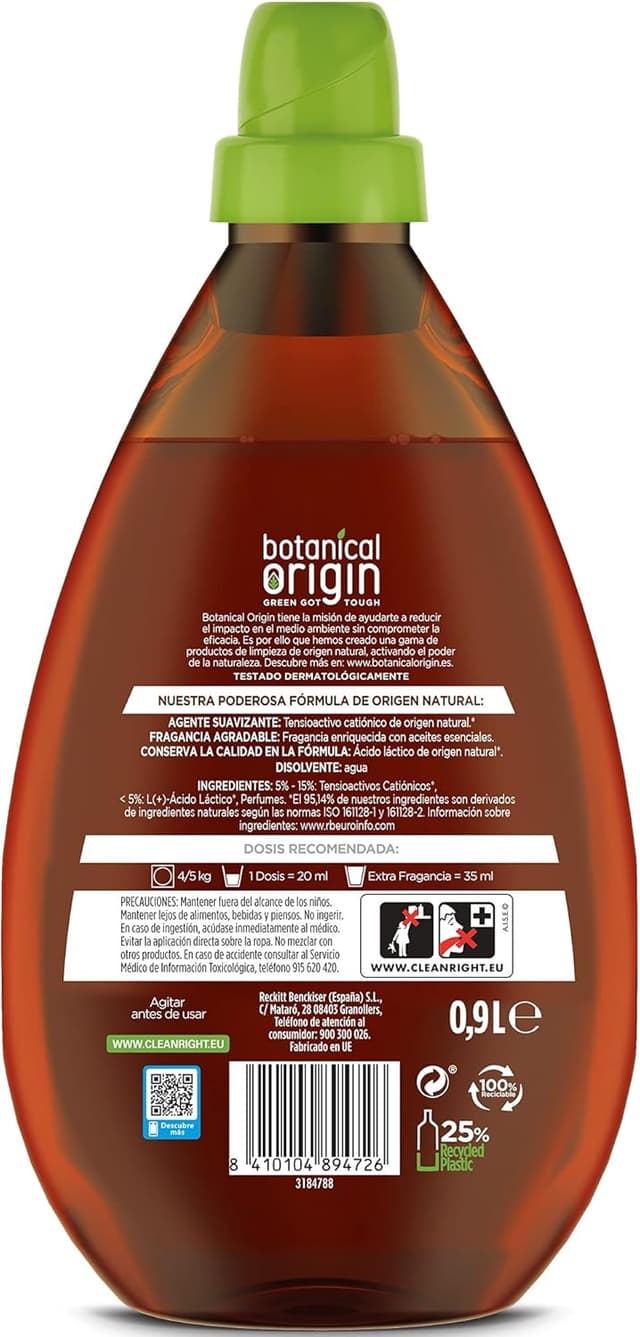 Thumbnail 1 de Botanical Origins Suavizante Ecológico 🧺 Aroma Naranjo y Cítricos