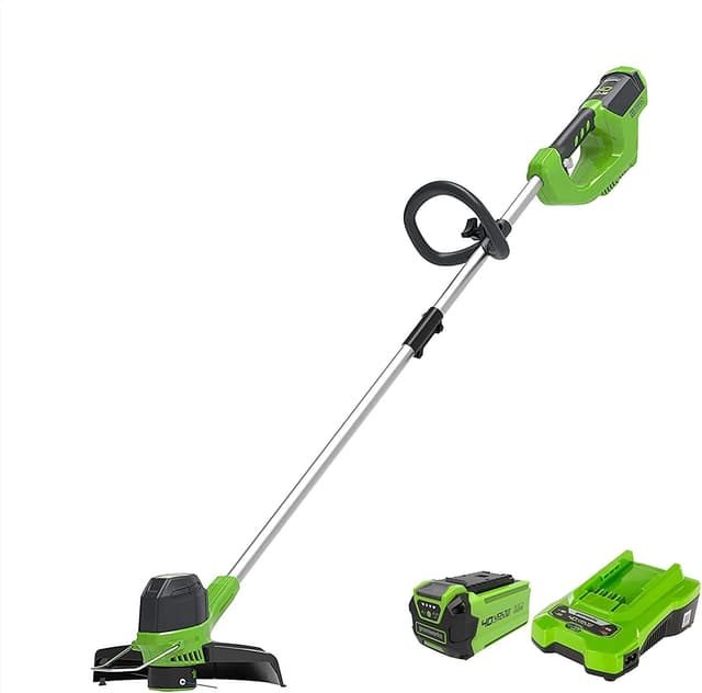 Thumbnail 6 de Greenworks 40V Cordless Strimmer for Medium Gardens (G40LT) – adjustable height, 30cm cutting width, autofeed line
