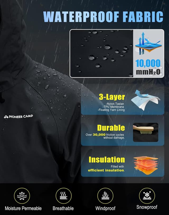 Thumbnail 3 de Pioneer Camp Skijacke Semi-Front 10000 mm