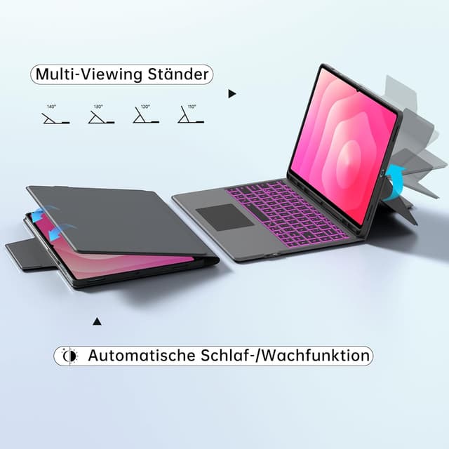 Detalle 2 de Galaxy Tab Ultra 14,6 Zoll Folio Hülle mit Tastatur