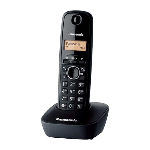 Detalle de Panasonic KX-TG1611SPH: teléfono fijo inalámbrico DECT con LCD, identificador de llamadas y agenda de 50